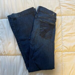 7famk Dojo Tailorless Dark Wash Size 25